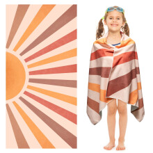 Beach Towel for Boys and Girls, Boho Vintage Sun Beach Towel for Travel Essential Supply, 75x152cm