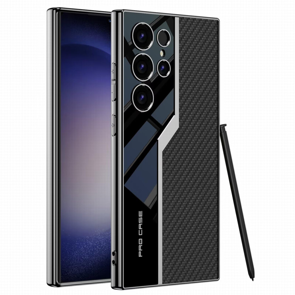 Case For Samsung Galaxy S23 Ultra Shockproof Full Protection Slim Carbon Fiber Finish With Precise Cutouts 9092120208948