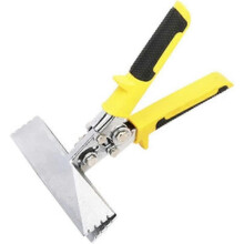 Seaming Pliers Hand Bending Pliers Tool 150mm Hand Seamer Metal Sheet Bender Hand Tool for Bending Plastic Metal Locking-jaw PliersYellow Black1pcs