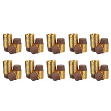500 Pièces Séries Feuille D'Aluminium Cupcake Cups Jetable Doublures de Muffins Caissettes Panière or + Marron