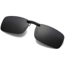 (Grey) Polarized Sunglasses For Spectacle Wearers Oversized Sunglasses With Glasses Case For Men