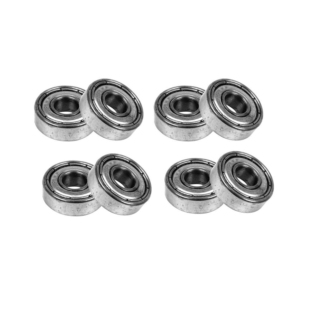 40Pcs Miniature Rubber Sealed Metal Shielded Metric Radial Bearing Model: 607Zz 7 X 19 X 6Mm 6033957368088