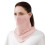 Solbeskyttende skjerf med ørestropper, pustende polyester, 1