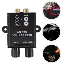 Amplifier Gain Control Knob Universal Bass Knob For Car Audio With Rca Audio Adapter And Inline Volume Control For Subwoofer Amplifiers