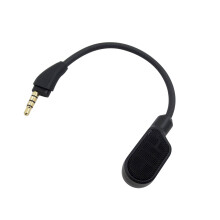 Substituição da haste do microfone do headset: flexibilidade e qualidade de som para sessões de jogos com o Kingston HyperX Cloud III.