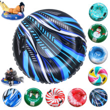 Virenlux Snow Tube Family Inflatable Sled Thickened Hard