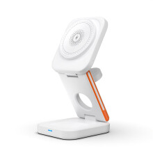 3 in 1 Wireless Charger Stand 15W Fast Foldable Magnetic Charging Station for iPhone Apple Watch AirPods