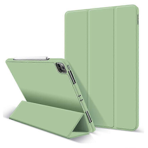 (GREEN) Protective Case For iPad Pro 12.9inch Case With Pencil Holder