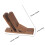 Massivholz Roomdivider Halter Braune DIY Sichtschutzbasis 2