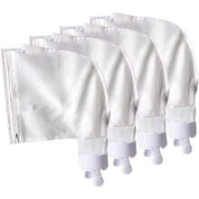 Black Nylon Mesh Pool Cleaner Bags,All Purpose Filter Bag K13 K16 with Zipper Replacement for Polaris 280 and 480 Pool Cleaner (4 Pack)