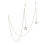 Alloy Eyeglass Chain Star Pentagram Design 1 Piece 1