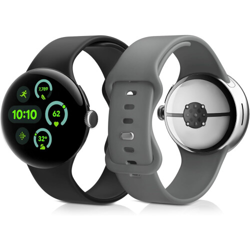 Συσκευασία 2 τεμαχίων συμβατή με το Google Pixel Watch3, αθλητικό, αναπνεύσιμο, μαλακό,
