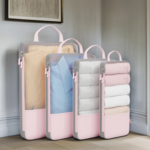 Carrying Handles Storage Boxes 4pcs Clothing Storage Organizer with Lids
