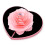 Heart-shaped rose rotating ring box Creative flower lifting proposal ring box Pink 1