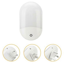 (American Standard Warm) LED Night Light Sleep Light Smart Home Light Plug-In Bedside Wall Lamp