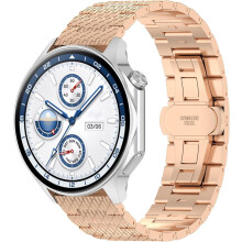 Edelstahlarmband, kompatibel mit Samsung Galaxy Watch7/6/5/4 & Watch6Classic/4Classic – wasserdicht, 40 mm–47 mm