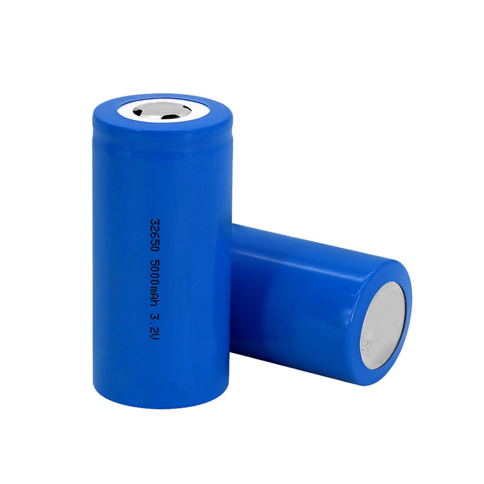 32650 3.2V 5000Mah Rechargeable Lithium Battery Pack Flat 2 Pack For Flashlight Headlamp 9771547592327
