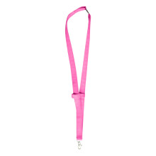 Lanyard Peann Fabraice Lom le Sealbhóir Peann & Gloiní