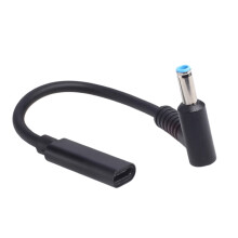 15 cm 65W-100W PD Type C hunninngang til DC 4,5 mm x 3,0 mm hann strømladekabel for HP bærbare deler