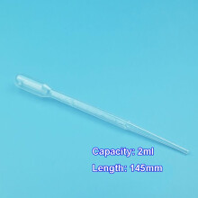 1/2/3/5 ml-es eldobható szemcseppentő készlet transzfer laborba osztott pipetták 200 db/készlet