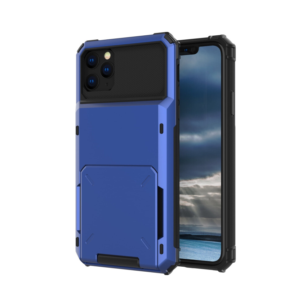 Compatible With Iphone 12 Mini Case Â Rugged 2-In-1 Wallet Cover With 5 Card Slots & Flip Hidden Design Blue 9479868443969