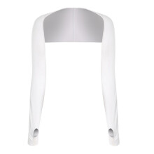 Bolero feminino de verão, tipo xale refrescante com proteção UV para golfe, com orifício para o polegar, ideal para proteção solar durante a