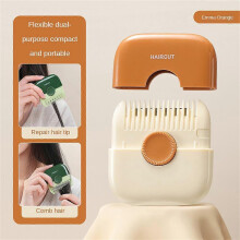 (orange) Hair Trimmer And Comb Two In One Children's Hair Trimmer Special Hair Trimmer For Split Ends And Thinning Home Hair Clipper