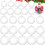 25pcs Clear Fillable Plastic Baubles 3–7cm 1