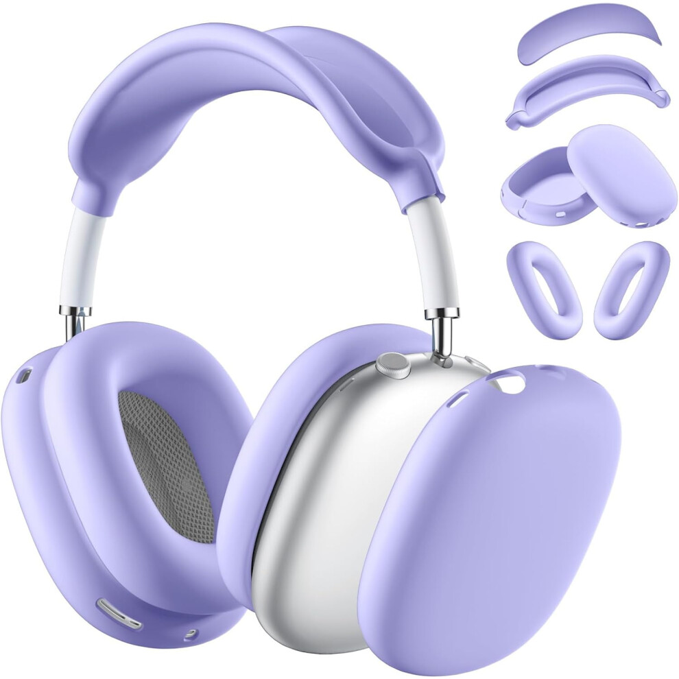 Soft Silicone Case Cover For Airpods Max Â Ear Cup, Headband & Pad Protector (Compatible With Airpods Max) 9028731593593