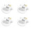 4X for  Nest WiFi Pro Wall Mounting Bracket Intelligent Speaker Wall Storage Bracket Base, 1 PCS 1