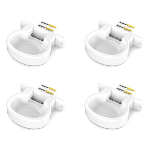 4X for  Nest WiFi Pro Wall Mounting Bracket Intelligent Speaker Wall Storage Bracket Base, 1 PCS