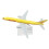 DHL B757Cast Αεροπλάνα 16cm Προσομοίωση Μοντέλου Αεροσκάφους Αεροπορία Κιτ Μοντέλου 1