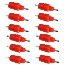 Poultry Water Drinking Nipples Chicken Hen Feeding Screw In Drinker Screw20pcs