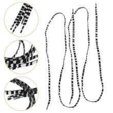1 Pair Zebra Pattern Laces For Sneakers