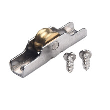 Window Pulley Sliding Door Roller Cabinet Door Pulleys Wheel Stainless Steel Runner Mute Wheel Track Pulley Furniture Hardware