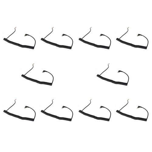 10X 2pin 4 Wire Speaker MIC Cable Spring  for  GP88S GP3688 GP2000 PMMN4013A
