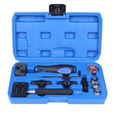 Kit de herramientas para abocardar líneas de freno de 11 piezas, estándar SAE y DIN, universal para tubos de 4,75 mm y 6,35 mm.
