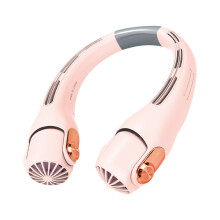 Portable Bladeless Neck Fan, 3-Speed, Headphone-Style, USB Rechargeable, 4000mAh, for Indoor/Outdoor Use