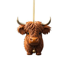 Hanging Sign White Hanging Sign for Door Christmas Decoration Personalized Cow Gift Christmas Tree Hanging Decoration Ornaments