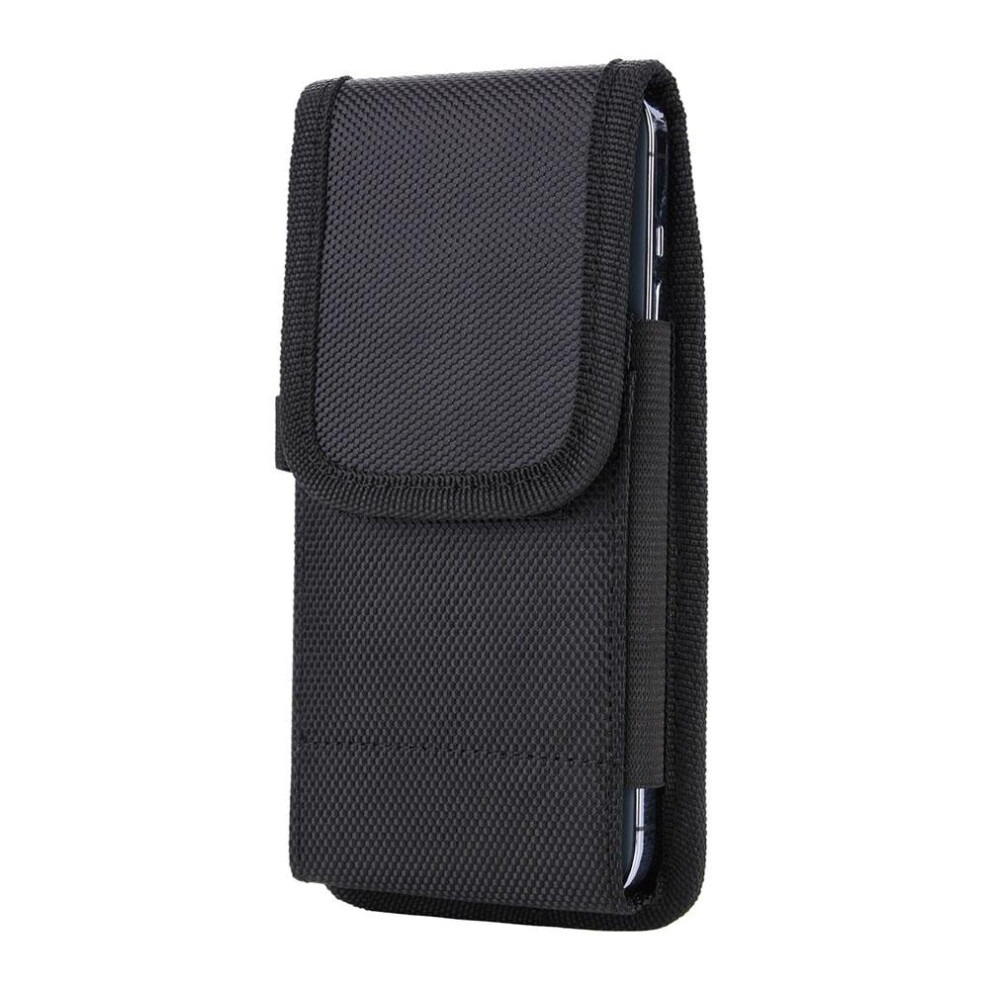 Carbon-Fiber Belt Holster Pouch | Double-Fold Oxford Nylon Case L/Xl/Xxl/Xxxl | Fits Large Phones Securely 9028731611792