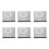 6X A4 Flip Table Menu Stand Multi-Page Table Card Rack Menu Display Stand Menu Holder Desk Menu 1