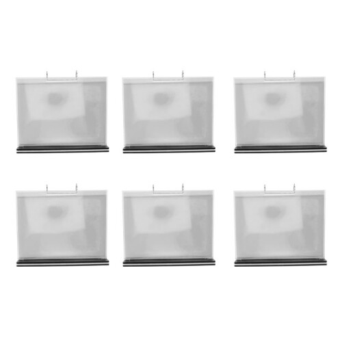 6X A4 Flip Table Menu Stand Multi-Page Table Card Rack Menu Display Stand Menu Holder Desk Menu