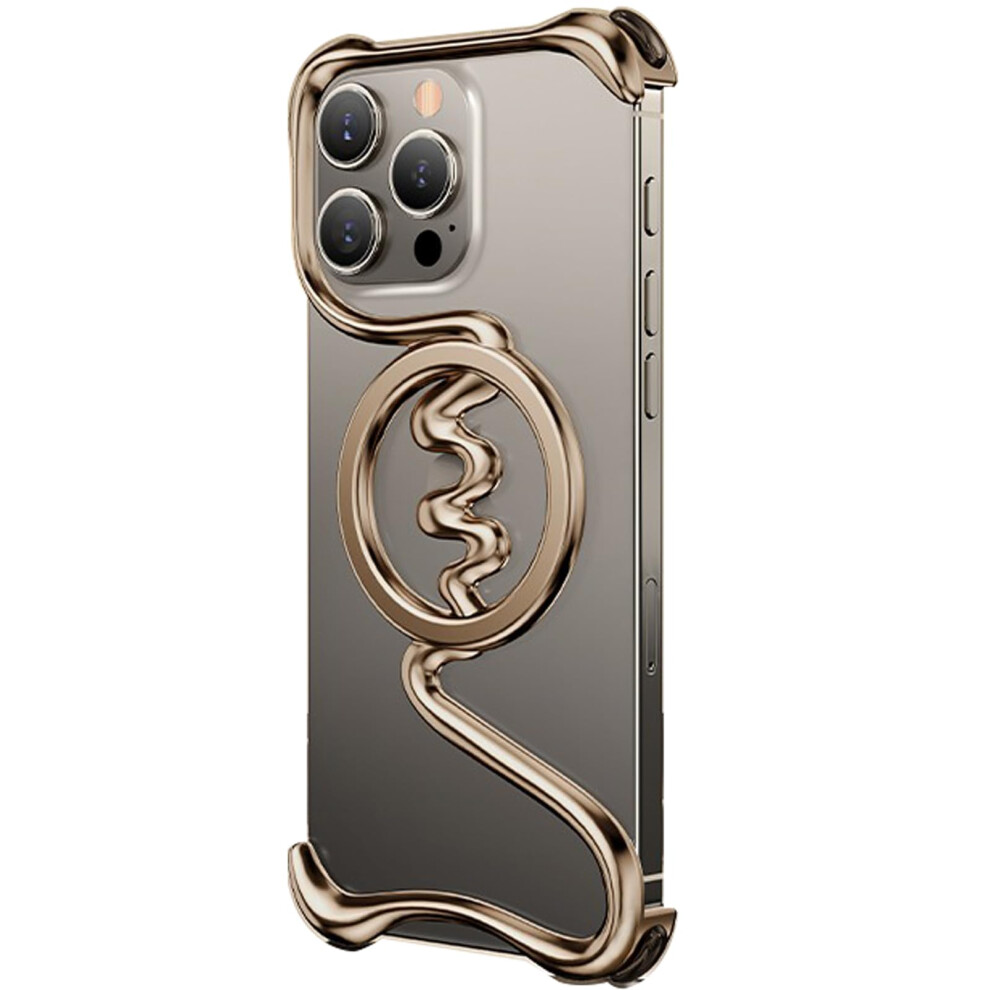 Magsafe Case Desert Titanium Slim Metal Frameless Shockproof Bumper Cover For Iphone 16 Pro Max 9092120197921