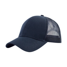 Czapka z daszkiem dla mężczyzn i kobiet, niski profil, regulowana, z pranej bawełny, golfowa, typu dad hat, outdoorowa, unisexowa, z siateczki, z