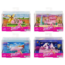 Mattel MTTJGV64 Mini Movie Vehicles Assortment Barbie - 4 Piece