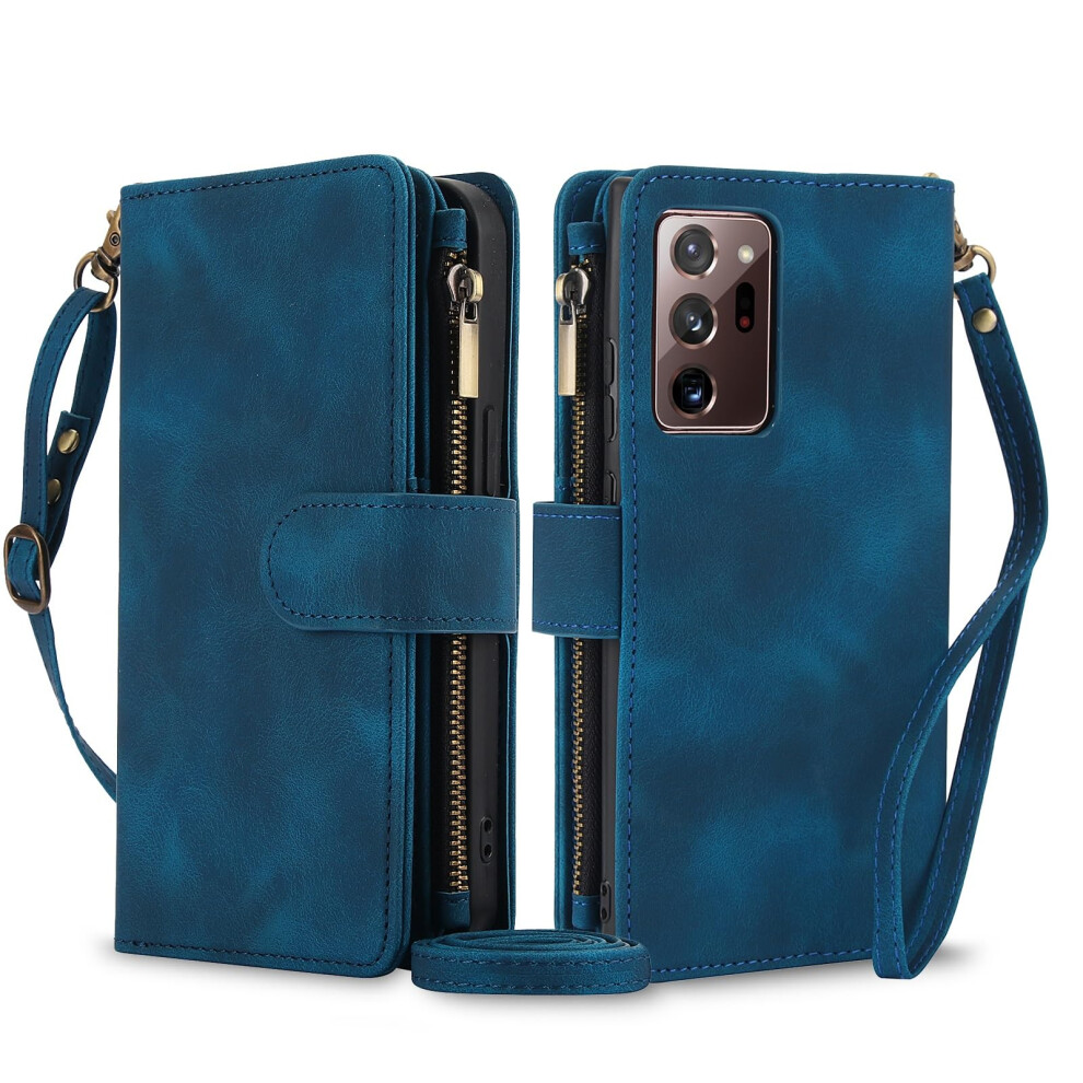 Leather Wallet Case With Magnetic Closure, 9 Card Holders And Stand Function For Samsung Galaxy A53 5G 9092120201987