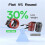 4pcs 65cm/26IN/2.17ft 12AWG Flat Solar Panel Cable Window Balcony PV Flat Wire for Protable Power Station 5