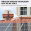 4pcs 65cm/26IN/2.17ft 12AWG Flat Solar Panel Cable Window Balcony PV Flat Wire for Protable Power Station 6
