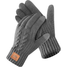 Merino Wool Gloves for Men & Women, Thermal Gloves With Touchscreen Warm Fleece Liner for Winter Cold Weather