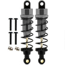 (Titanium pair) KINCJON 1/10 Replaceable Rc Crawler Suspension Shock Spring Exteriors For Electric Toy